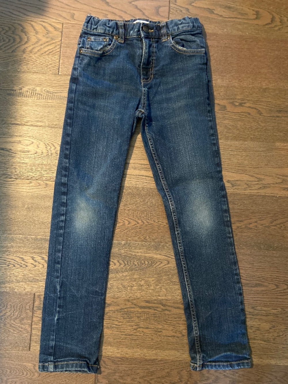EUC: Boys Slim Fit Joe Fresh Elastic Waist Blue Jeans Size 8